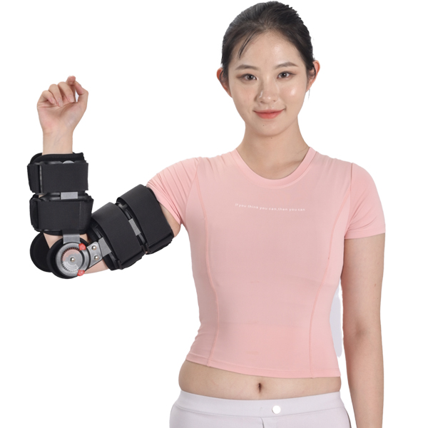 Adjustable elbow joint fixation bracket for postoperative support and stabilizer of posterior elbow fractures Adjustable medical arm sling