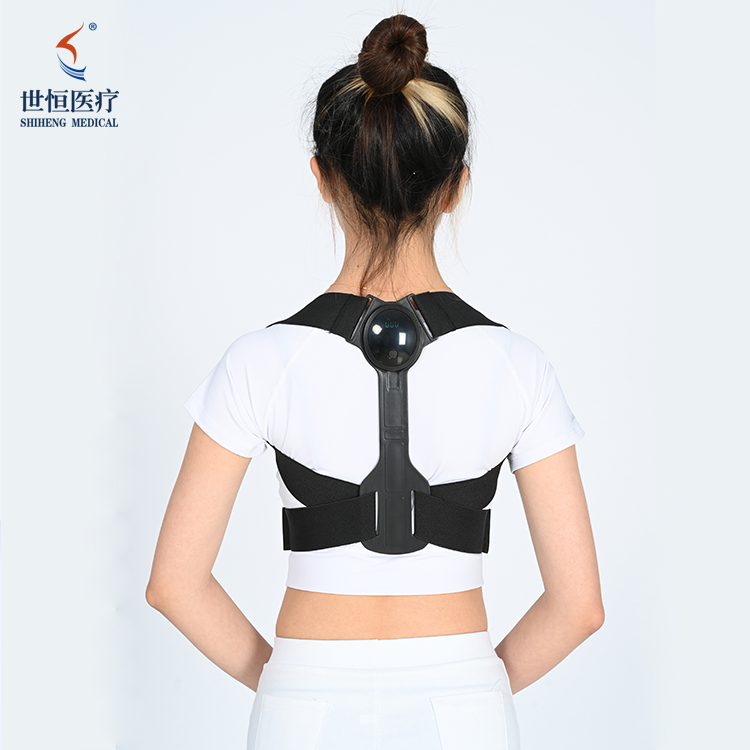 Black intelligent posture correct smart sensor vibration reminder