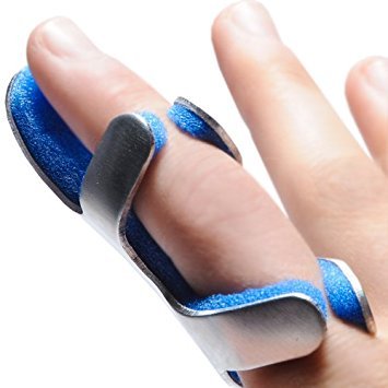 Aluminum frog finger splint